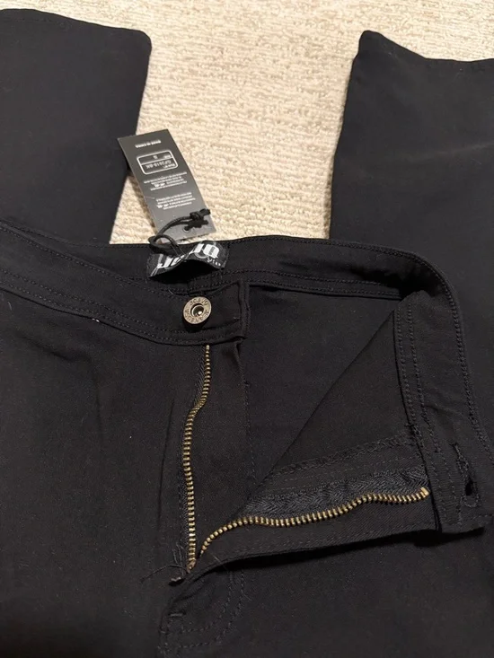 Black High-Waist Bell Bottoms - Picture 5 of 6